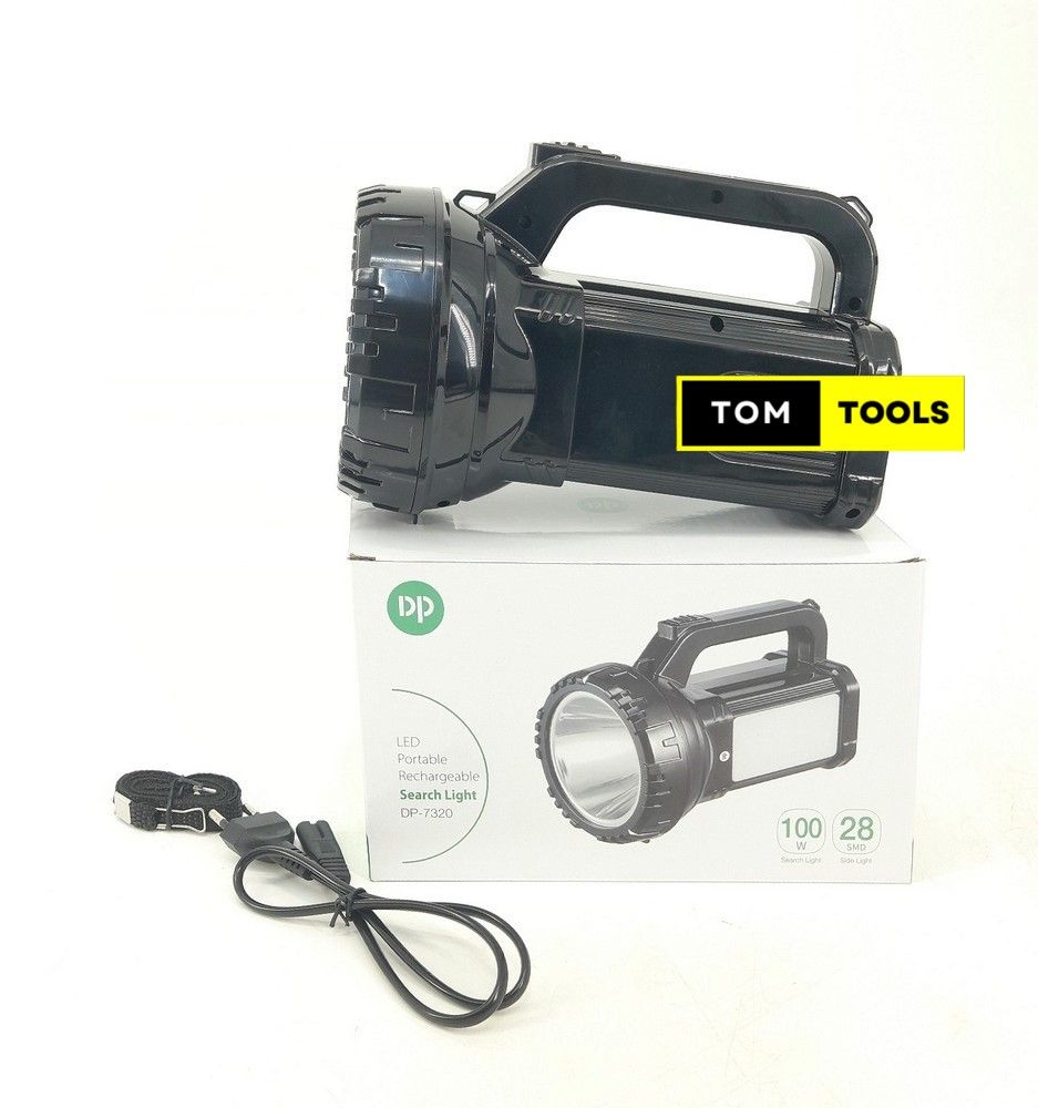 DP DP7320 100W Portable Rechargeable LED Search Light Spotlight Torch