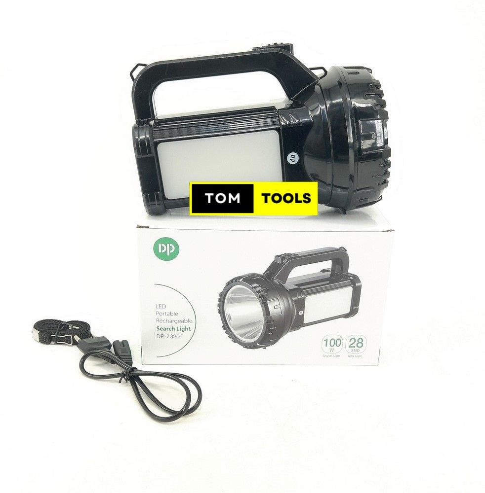 DP DP7320 100W Portable Rechargeable LED Search Light Spotlight Torch