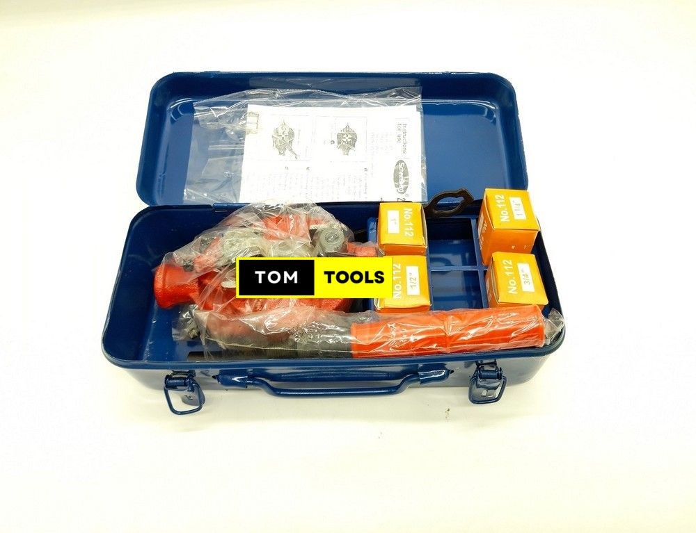 Die Stock Pipe Thread Kit with Ratchet Handle
