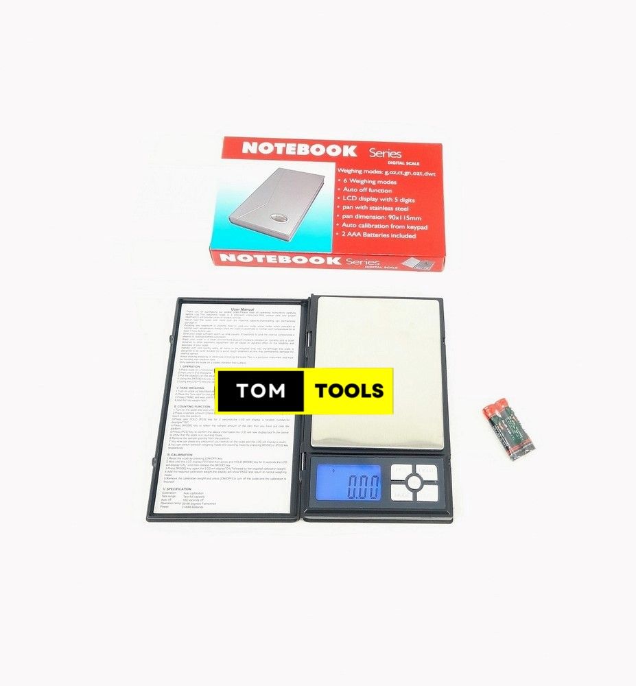 DBJB Notebook Series 500g x 0.01g Digital Pocket Scale