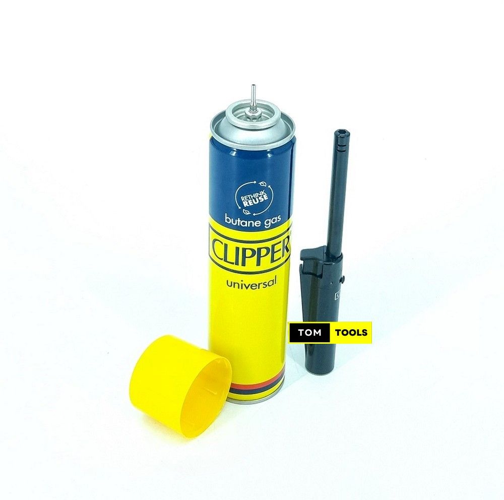 Clipper Tube Plus Lighter and 300ml Universal Butane Gas Refiller