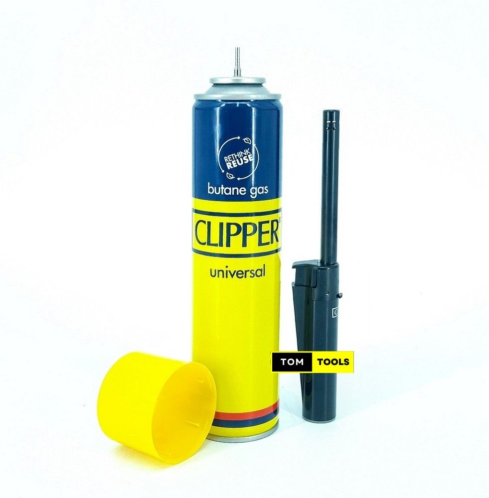 Clipper Tube Plus Lighter and 300ml Universal Butane Gas Refiller