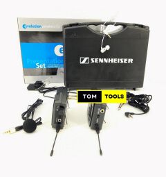 Sennheiser Evolution Wireless G2 Presentation Set Wireless Lapel Mic Camera Mic