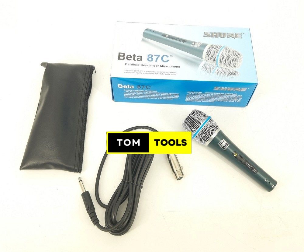 Shure Beta 87C Cardioid Condenser Microphone Wired Microphone