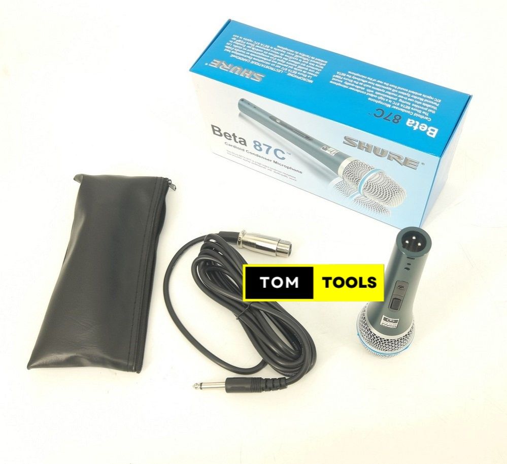 Shure Beta 87C Cardioid Condenser Microphone Wired Microphone