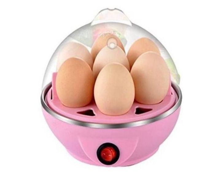 Eggs boiler single Rapid Egg Cooker: 7 Egg Capacity Electric Egg Cooker for Boiled Eggs, Poached Eggs, Scrambled Eggs, or Omelettes with Auto Shut Off Feature