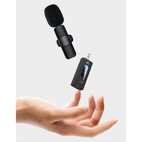 Generic Portable Single Mini Lapel K35 Wireless Microphone Plug Play Mics With Collar Mic