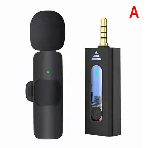 Generic Portable Single Mini Lapel K35 Wireless Microphone Plug Play Mics With Collar Mic