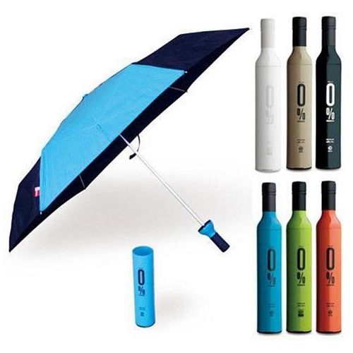 Fashion Ompact Fashion Bottle Folding Anti-UV Sun/Rain Protection
