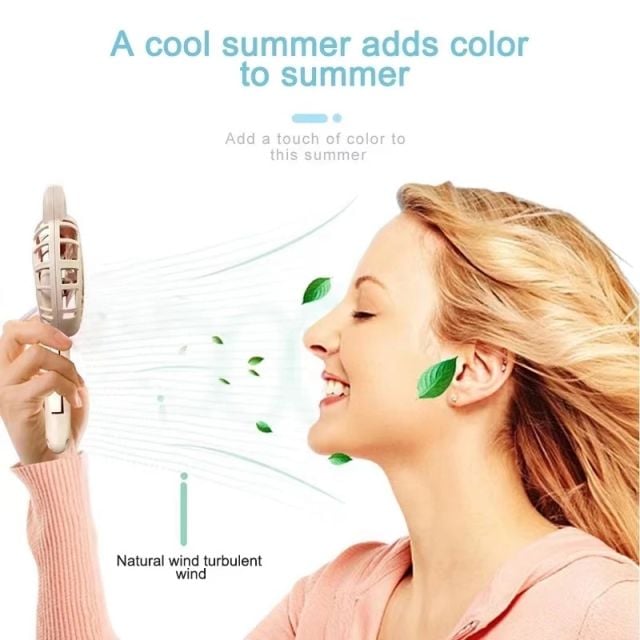 1PC handheld fan pressure fan small portable fan, no battery home cartoon fan cooling cartoon machine handheld fan three colors
