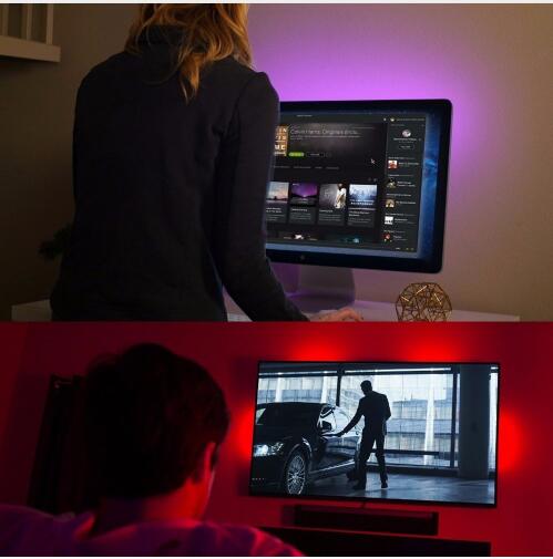 Superbright usb led strip TV background lighting with 24Key Remote