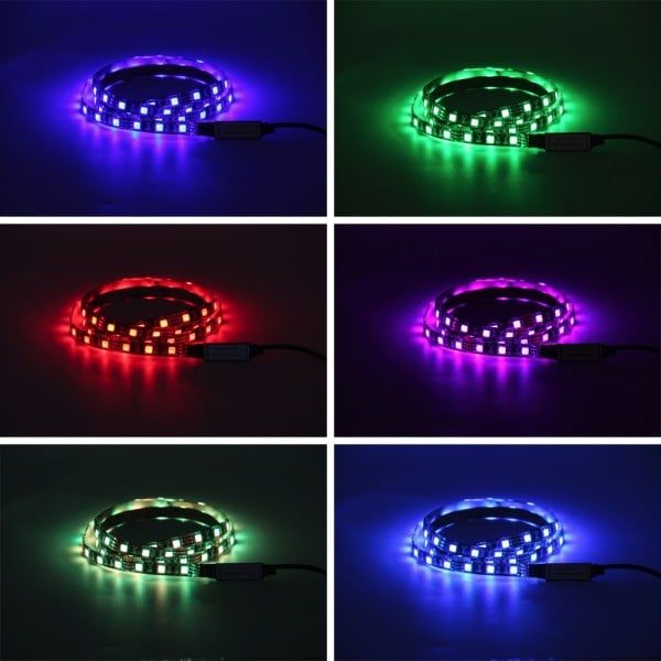 Superbright usb led strip TV background lighting with 24Key Remote