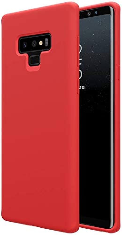 Silicone Case with Soft Touch Protective soft full cover for Samsung Note 9
