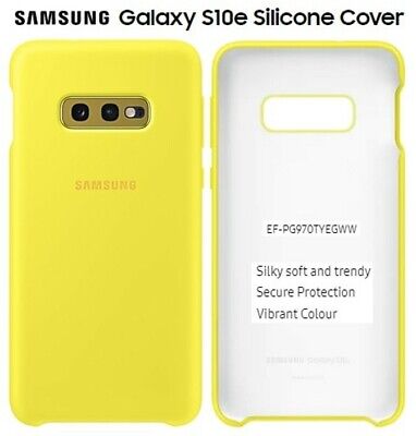 Silicone Case with Soft Touch Protective soft full cover for Samsung S10 S10e S10 Plus