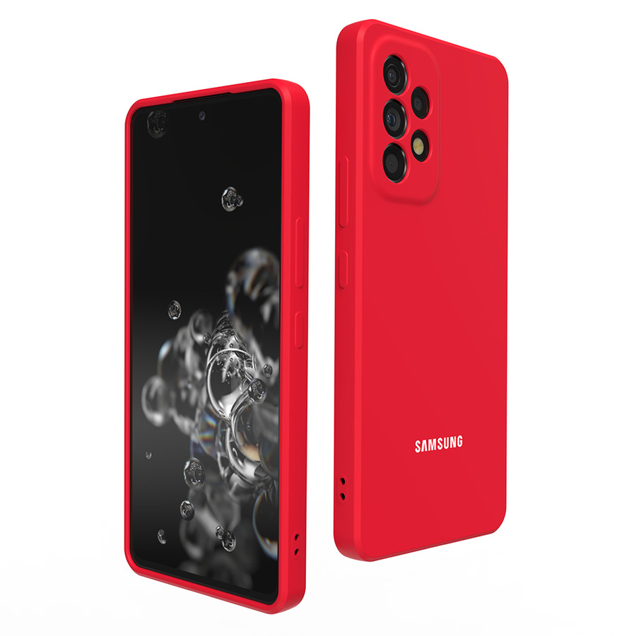 Silicone Case with Soft Touch Protective soft full cover for Samsung A73 A53 A33 A23 A13 A13 5G