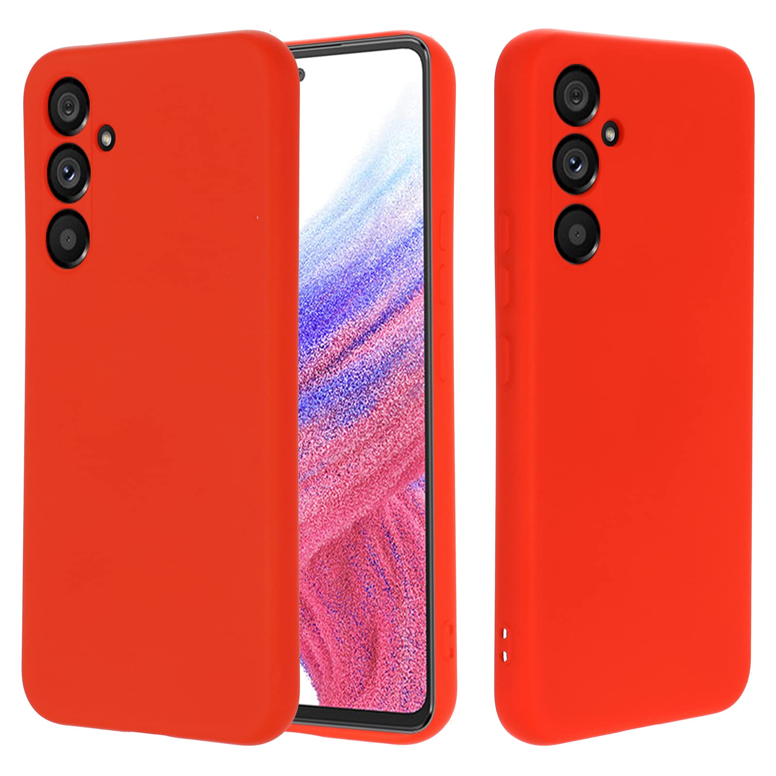 Silicone Case with Soft Touch Protective soft full cover for Samsung A73 A53 A33 A23 A13 A13 5G