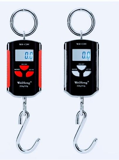 New 200kg digital hanging scale uses 3XAAA