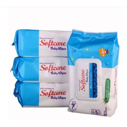 Softcare Baby Wet Wipes 80pcs Value Pack (×3)