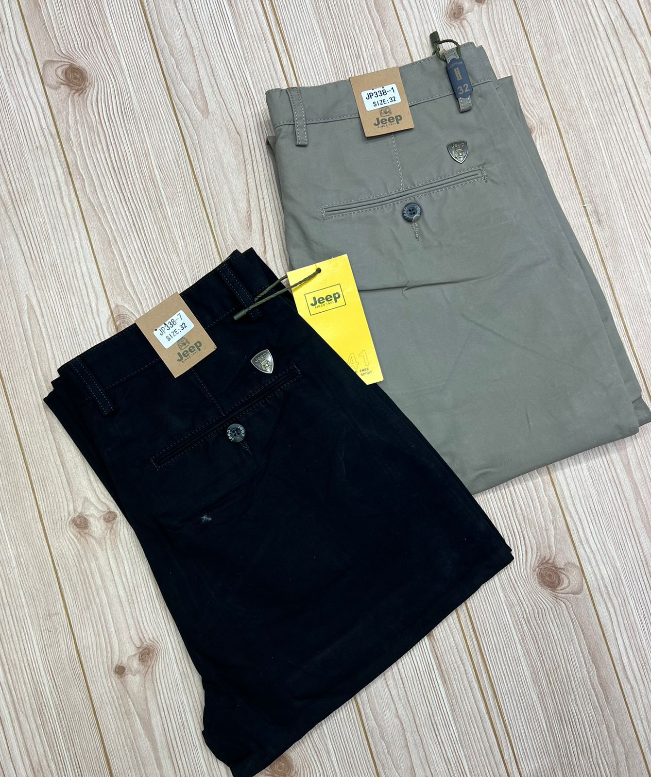 TWO PIECES Fashion Hard Khaki Men's Trouser Official /Casual-NON FADING BEST QUALITY