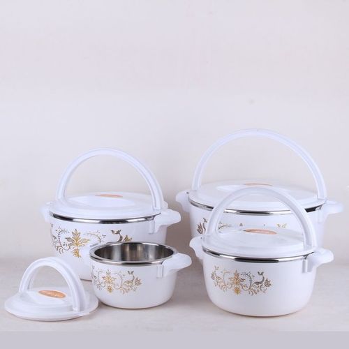 HOTPOTS. Casserole Hot Pots Best Quality 4 Set Casserole White