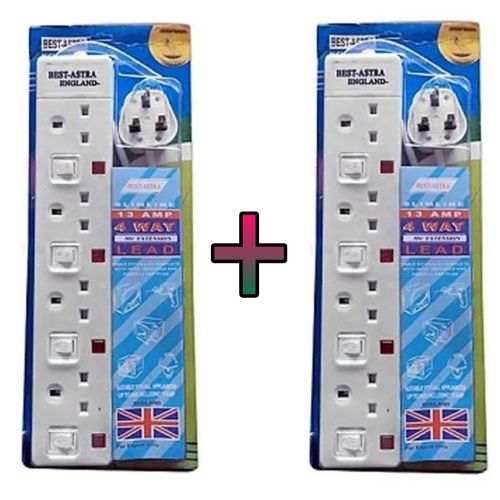 Astra England 4WAY//MULTIPURPOSE EXTENSION CABLE FOR HOME OFFICE BUY ONE GET ONE FOR FREE CUSTOMER APPRECIATION WEEK FEW PIECES