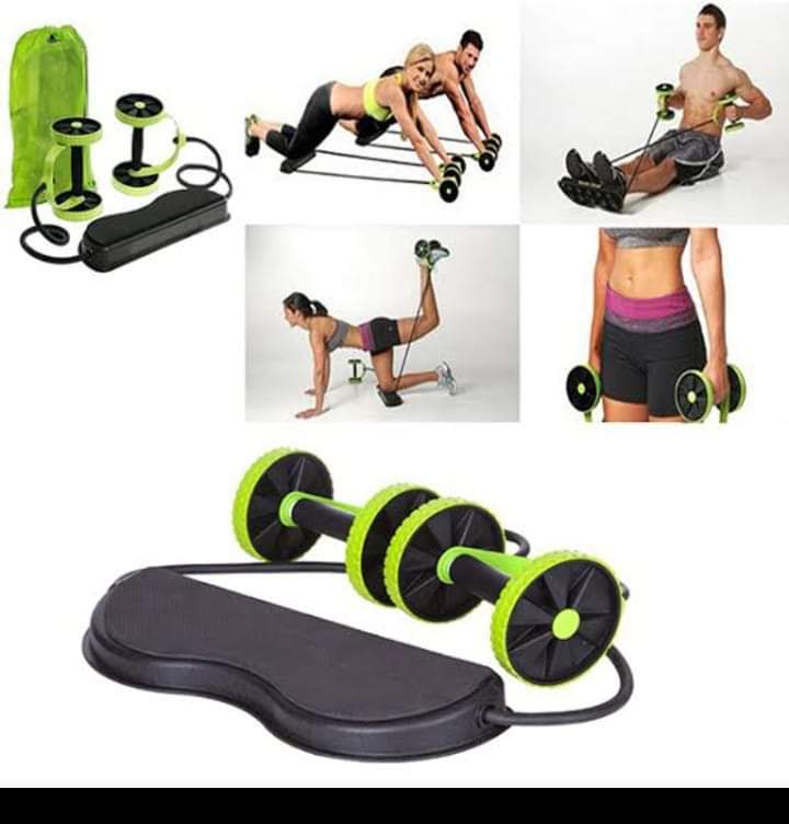 Revoflex Extreme Exercise Roller Intense ,light and effortless abdominal training Train 5 minutes a day and you will achieve tremendous results