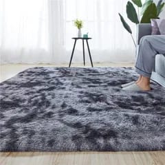 Fluffy Carpets 5*8 Grey PatchedThis woolen shag rug in cotton material and a thick surface is the ideal carpet for your home that will give you value for your money. It is very soft for a warm and coz