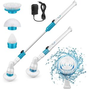 3 Heads Electric Spin Tiles Floor Scrubber Cleaning Brush, Mop..This rechargeable spin scrubber is a practical household cleaning tool, helping you to clean bathroom, floor, tiles or window with littl