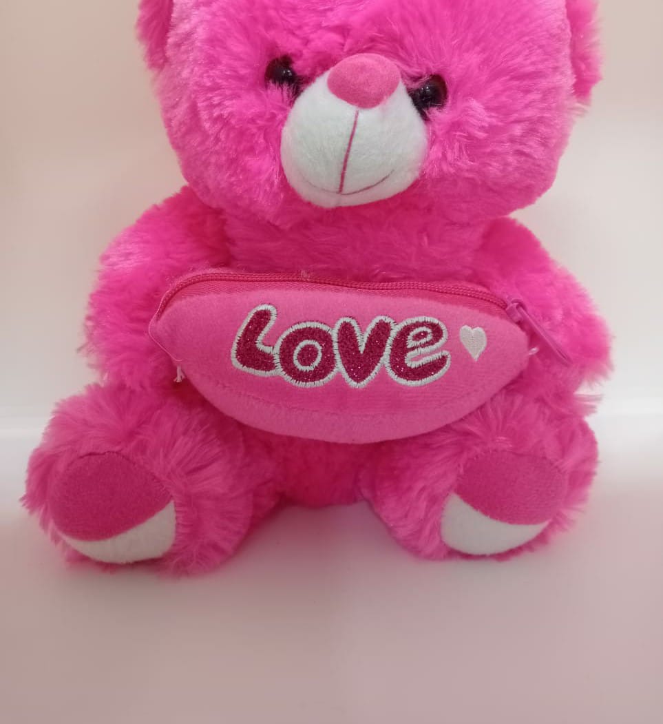 Baby Teddy Bear With Heart Gift SetCuddling teddy bears “evokes a sense of peace, security and comfort,” “It's human nature to crave these feelings from childhood to adult life.”
Red Roses Bear is a V