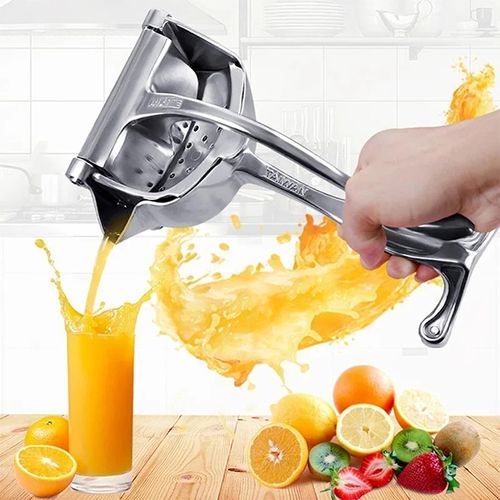 Fruit Juicer Squeezer Extractor Manual ToolMade of quality aluminum alloy. comes with pp food grade plastic liner, to reduce the touch between the fruit juice and the lime squeezer. never worry about