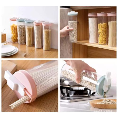 Air Tight Multi Purpose Spaghetti, Noodles ,cereal ContainerMade of high quality pp. Non-toxic, no odor, waterproof, damp-proof and durable. Safe to store food.
Not only suit for storage of noodles, s