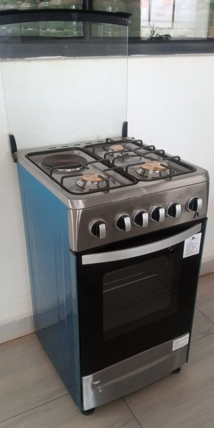 Amaze 50 by 55, 3G+1E,  Standing Cooker with Gas Oven