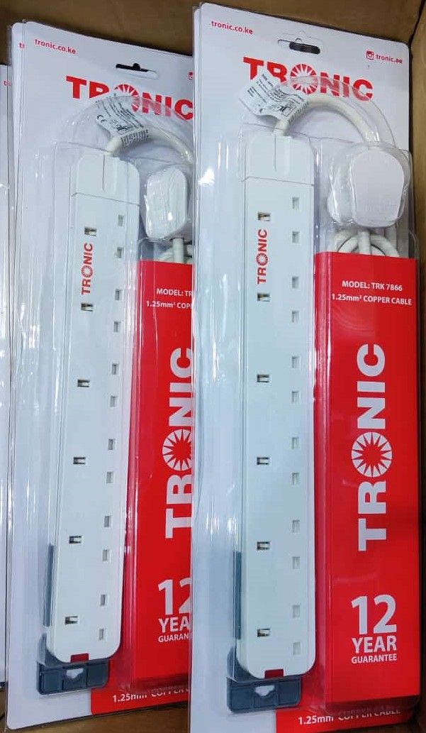 Tronic 6 Way Extension Socket - TRK 7866