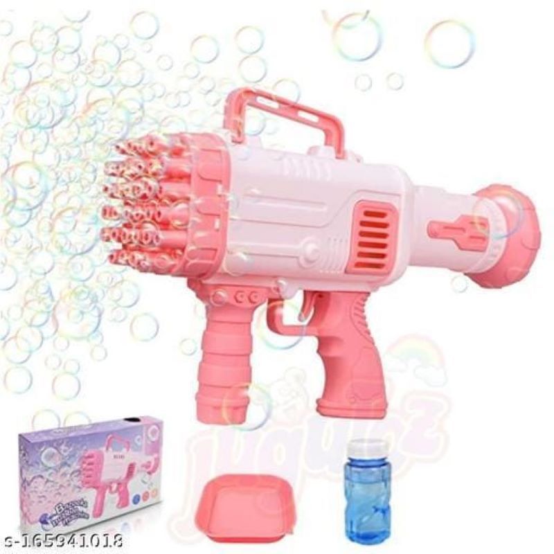 RESTOCKED Rocket 32 Hole Bubble gun Battery powered Inclusive of bottle of bubble water