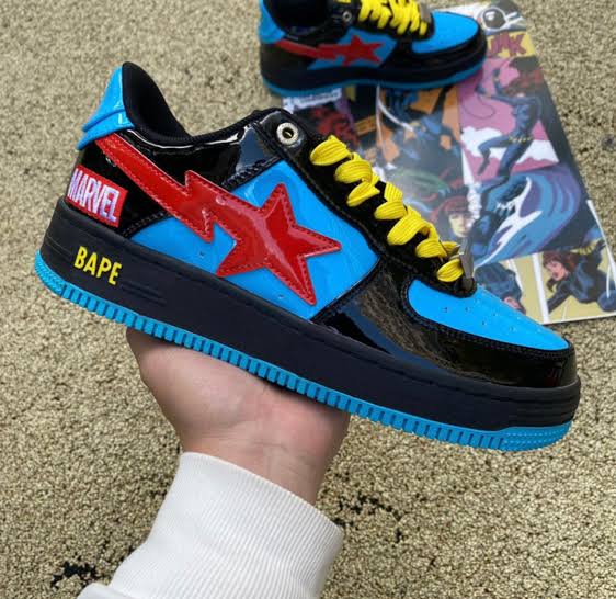 NEW ARRIVAL BAPESTA , BATHING APE  BAPE STA , UNISEX FASHIONABLE SNEAKERS.