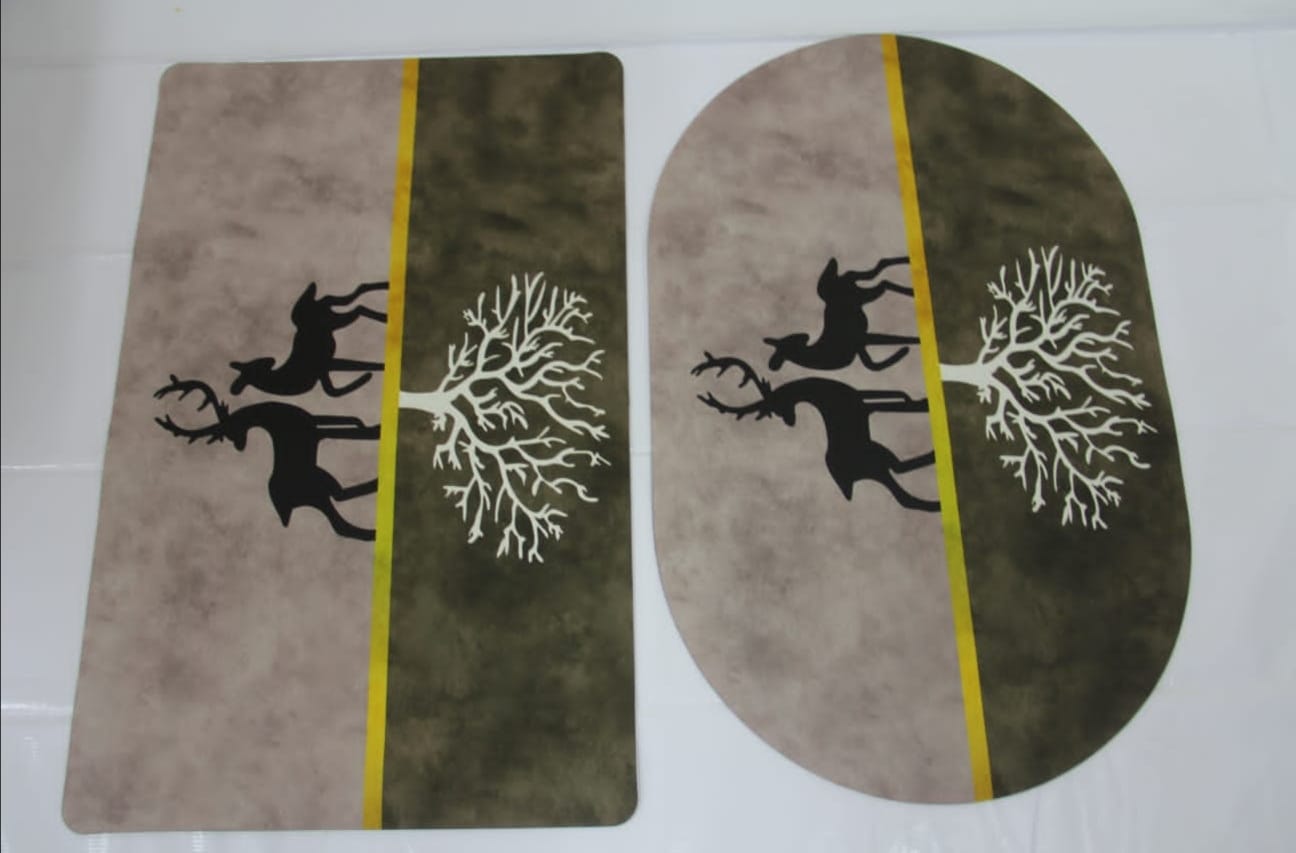 2 piece high quality Door mats, very presentable and appealing door mats.