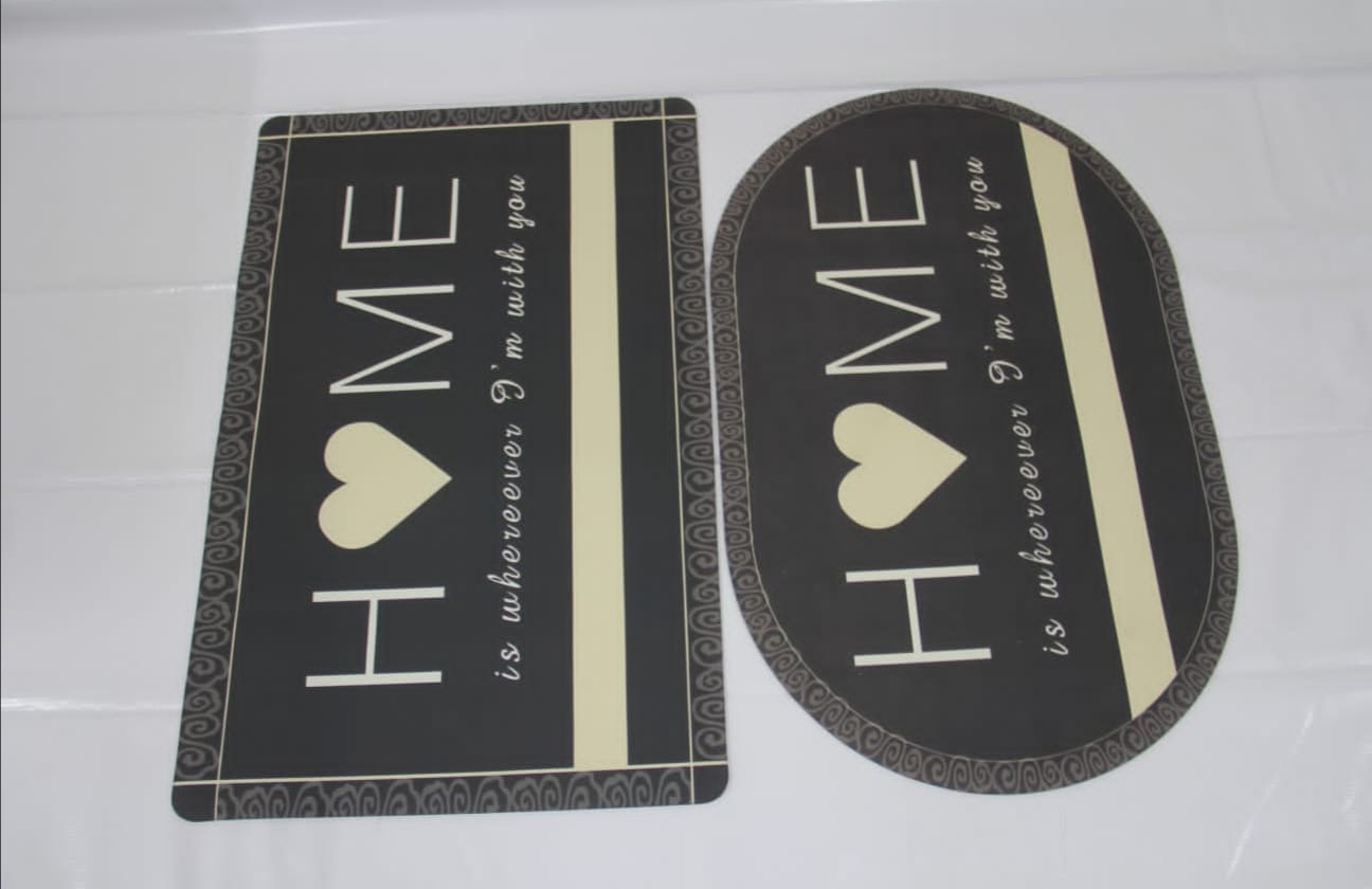 2 piece high quality Door mats, very presentable and appealing door mats.