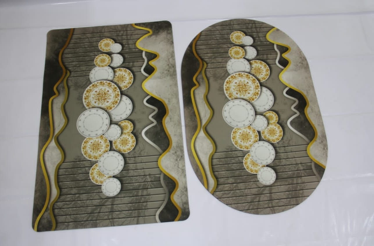 2 piece high quality Door mats, very presentable and appealing door mats.