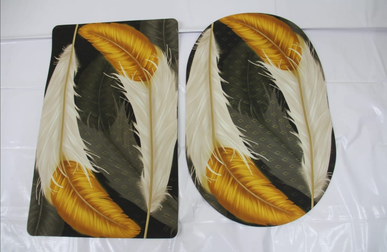 2 piece high quality Door mats, very presentable and appealing door mats.