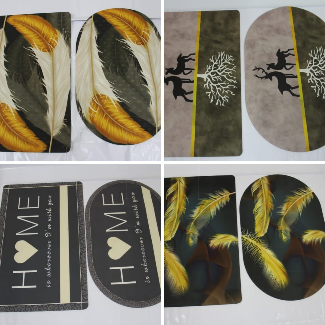 2 piece high quality Door mats, very presentable and appealing door mats.