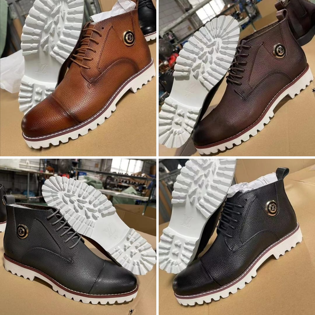 HIGH-QUALITY LOUIS VUITTON BOOTS, COMFORTABLE CLASSY BOOTS, FASHIONABLE, OFFICIAL AND CASUAL SHOES