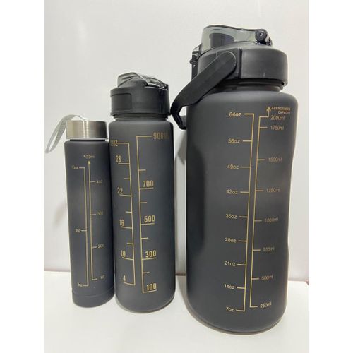 3 in 1 Sports Classic Water Bottle With Carrying PouchSuperior manufacturing, premium materials and strict quality control makes this water bottle safe, smooth to the touch, durable, leak-proof and ex