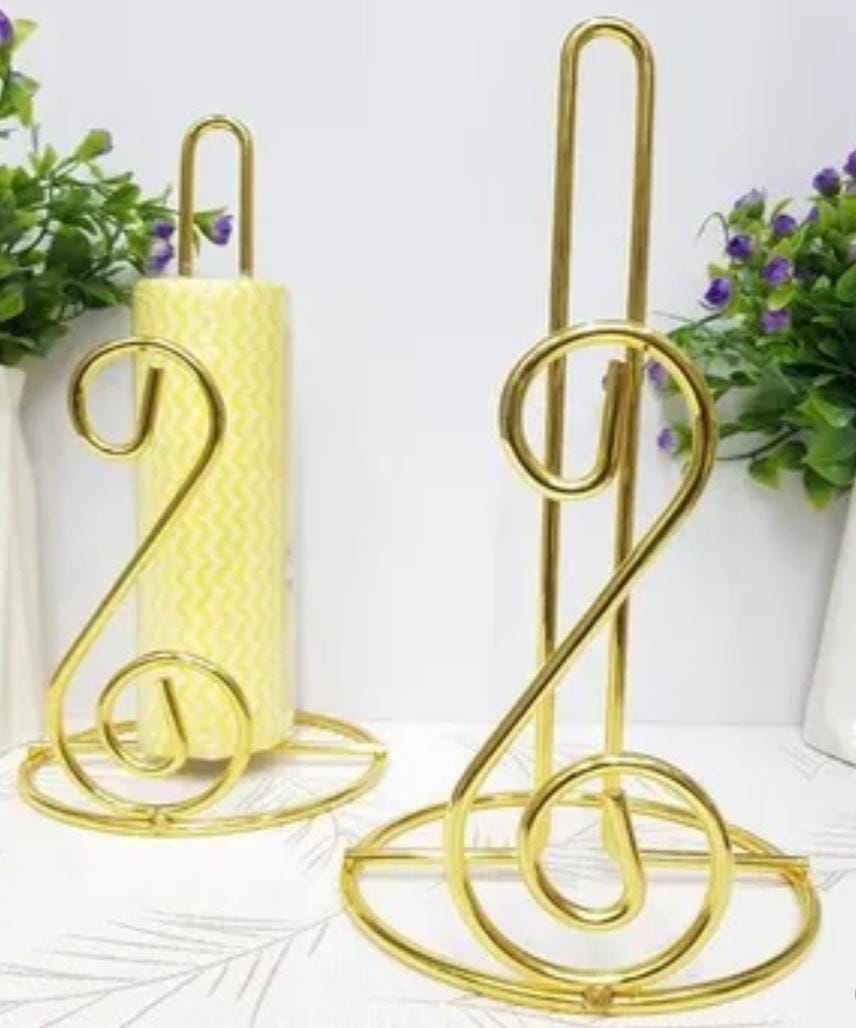 Golden Serviette Holder/Tissue Holder