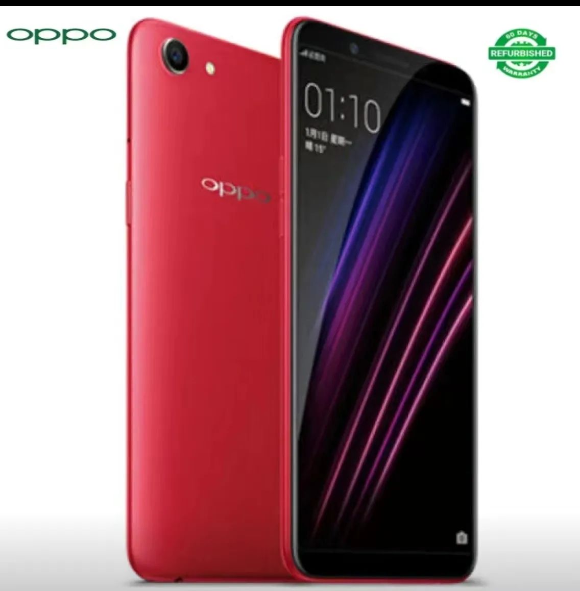 Refurbished  Oppo A83 4GB RAM+ 64GB Smart Phone - 4G LTE Dual SIM 5.7-inch Display - Face Unlock Red,32GB