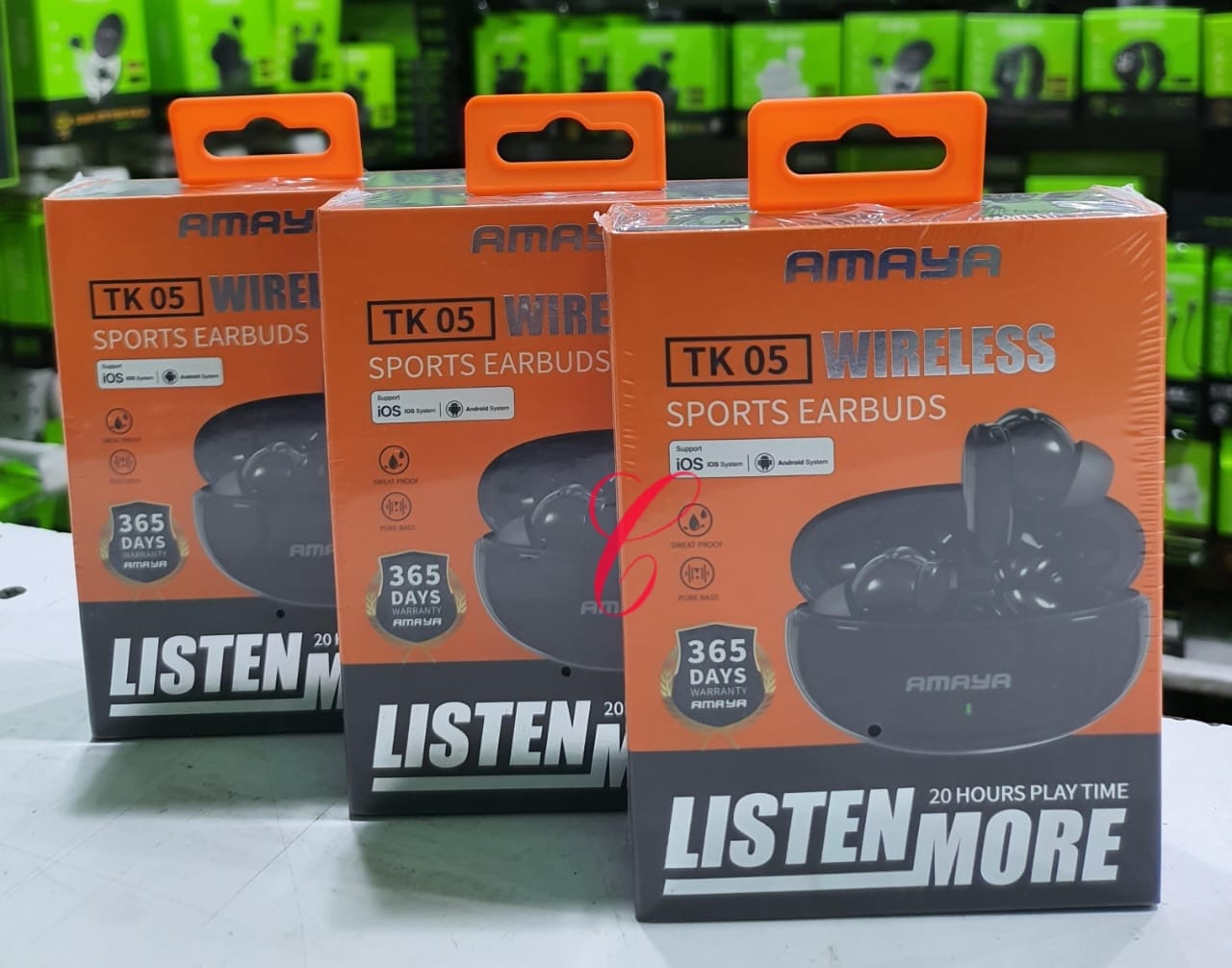 AMAYA TK05 WIRELESS EARBUDS WITH STRONG BASS