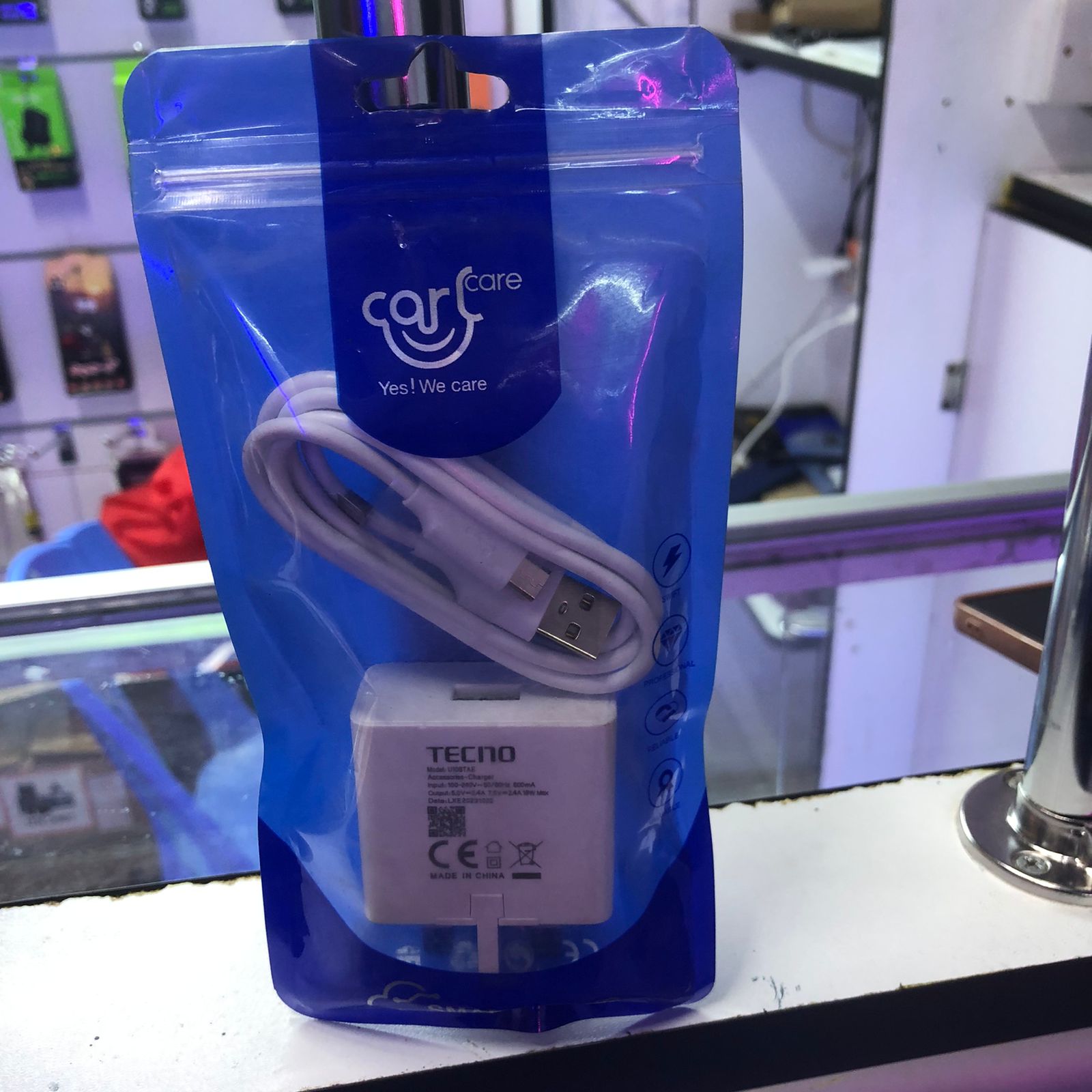 Carlcare Tecno Normal super fast charging charger