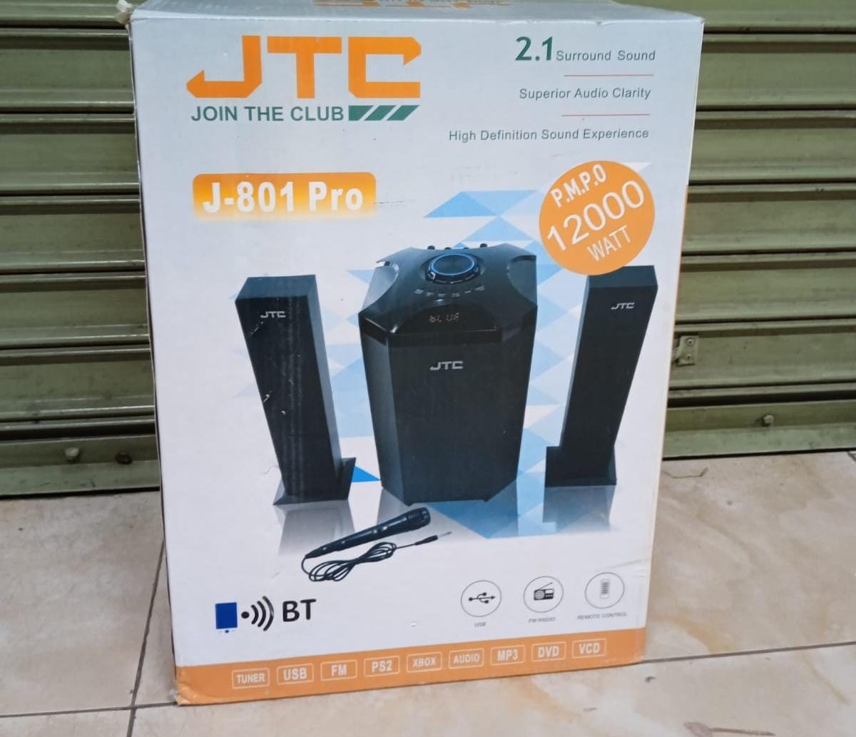 JTC 2in 1 speaker system
