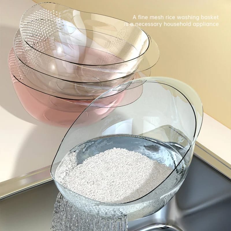 Modern Acrylic Colander Sieve Strainer Rice Drainer Fruits Vegetables