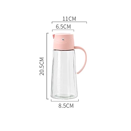 High Quality 630 Ml Glass Oil Can