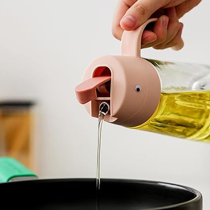 High Quality 630 Ml Glass Oil Can